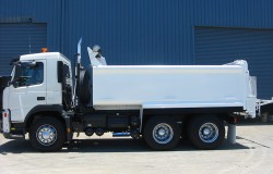 Volvo Tipper with Automated Spreader Box